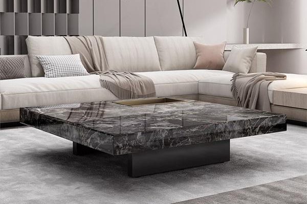 Bàn trà mặt đá Vianan 02 phân phối bởi Hally